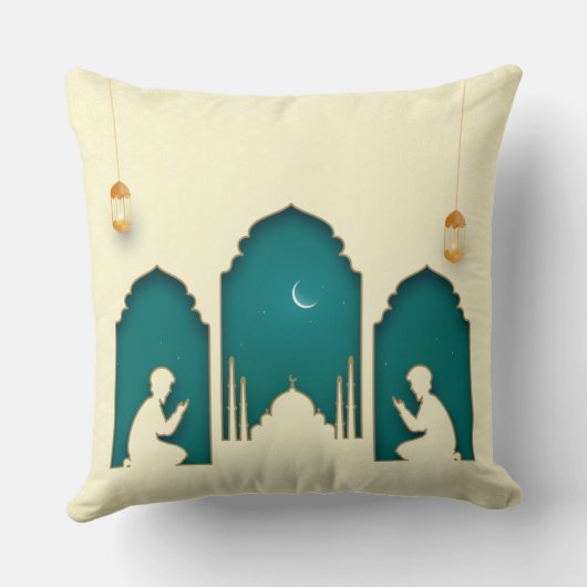 Ramadan Prayer Pillow クッション (裏面)