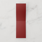 Ramadan QR Code Table Tent Card | Red Iftar Menu S ロイヤリティカード (内部開封)