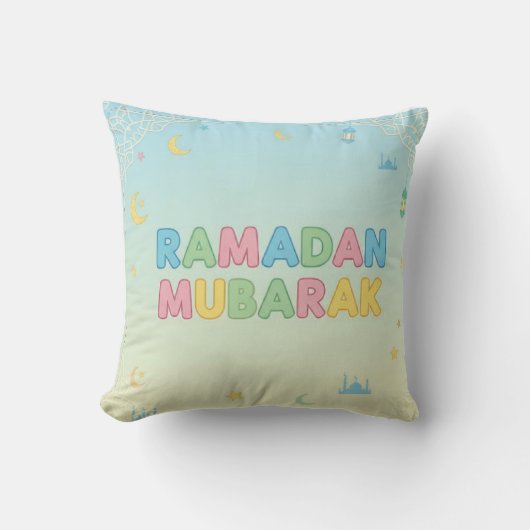 Ramadan Throw Pillow クッション (正面)