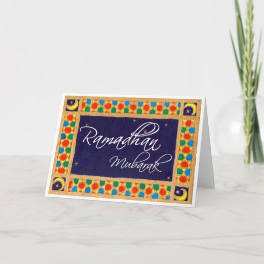 Ramadhanムバラクの挨拶 カード (正面)