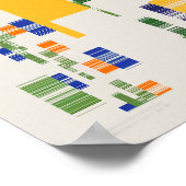 Ramanujan Numbers Pattern ポスター (角)