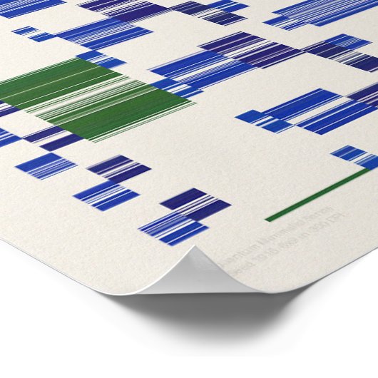 Ramanujan Numbers Pattern ポスター (角)