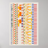 Ramanujan numbers Pattern ポスター (正面)