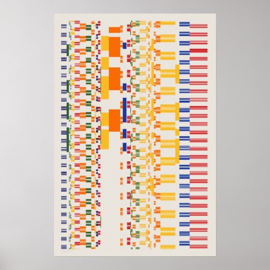 Ramanujan numbers Pattern ポスター (正面)
