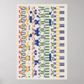 Ramanujan Numbers Pattern ポスター (正面)