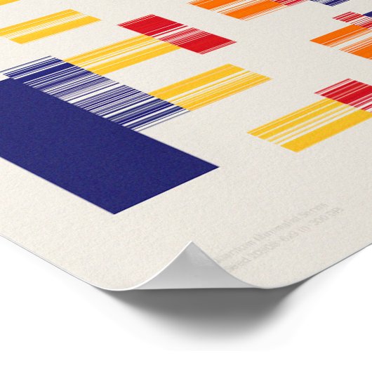 Ramanujan numbers Pattern  ポスター (角)