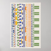 Ramanujan numbers Pattern ポスター (正面)