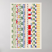 Ramanujan numbers Pattern ポスター (正面)