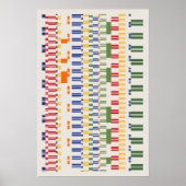 Ramanujan numbers Pattern ポスター (正面)