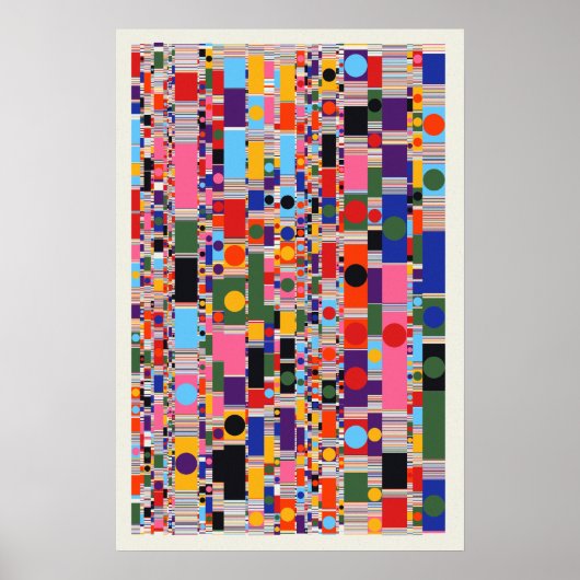 Ramanujan numbers Pattern Design ポスター (正面)