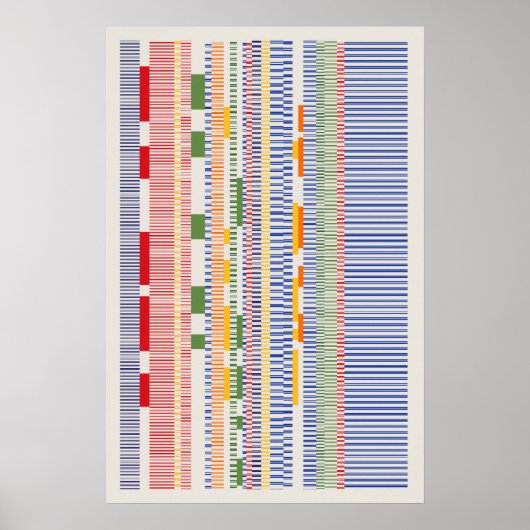 Ramanujan numbers Pattern Design ポスター (正面)