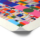 Ramanujan Numbers Pattern Design  ポスター (角)