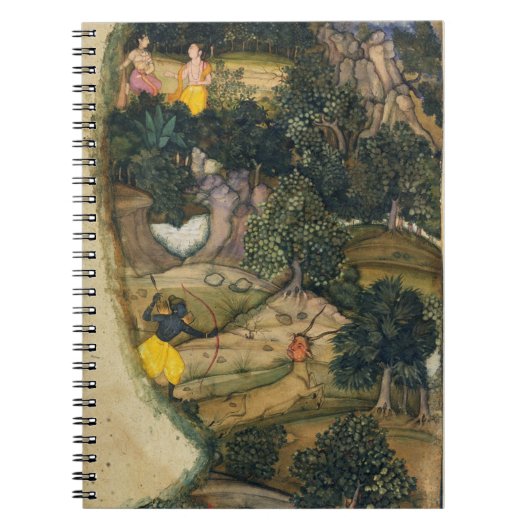 「Ramayana」からの金シカを、追跡するRama ノートブック (正面)