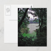 Ramble-Central Parkから見る色付きポストカード ポストカード (正面/裏面)