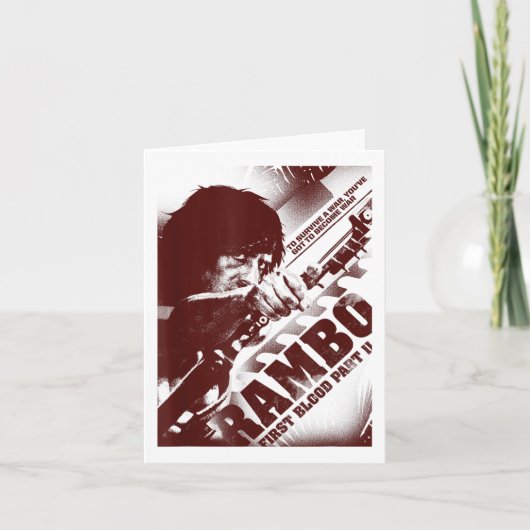 Rambo First Blood Part Ii戦争得になる カード (正面)