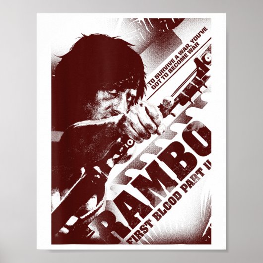 Rambo First Blood Part Ii戦争得になる ポスター (正面)