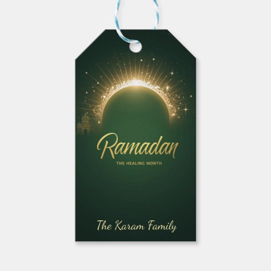 Ramdan Kareem Holiday Card ギフトタグ (正面)
