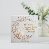 Ramdan Kareem Personalized Holiday  Hilal Card シーズンカード (スタンド正面)