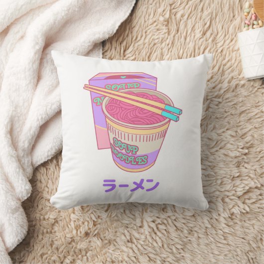 Rāmen - ラーメン クッション (ブランケット)