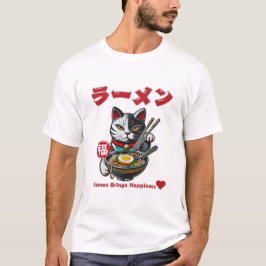 Ramen Brings Happiness! Tシャツ