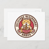 Ramen Cat  ポストカード (正面/裏面)