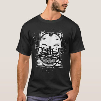 Ramen Cat Kawaii Anime Cool Japanese Gift Tシャツ