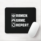 Ramen Game Repeat Noodle Video Games Console Gamer マウスパッド (マウス)