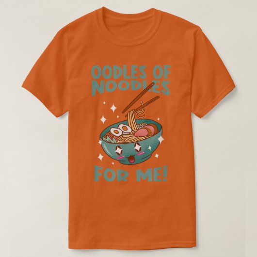 Ramen Japan Kawaii Noodle Bowl  Tシャツ (デザイン正面)