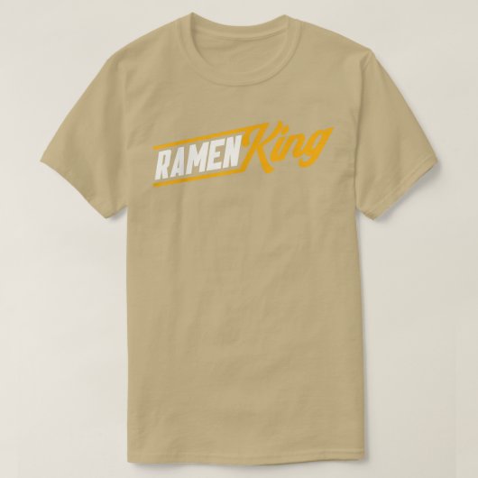 Ramen King Asian Food Japanese Soup Cup Noodle 137 Tシャツ (デザイン正面)