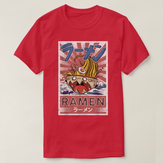 Ramen Monster Bowl1398 Tシャツ (デザイン正面)