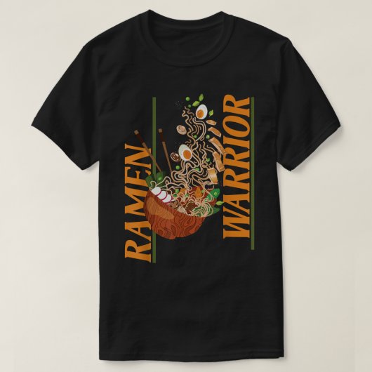 Ramen Noodle Bowl Love Japanese Kawaii Ramen Warri Tシャツ (デザイン正面)