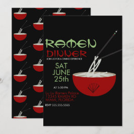 Ramen Noodles Asian Bowl Party シーズンカード