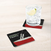 Ramen Noodles Asian Bowl Party スクエアペーパーコースター (インサイチュ)