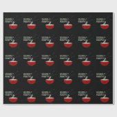 Ramen Noodles Asian Bowl Party ラッピングペーパー (フラット)