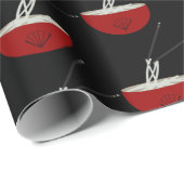 Ramen Noodles Asian Bowl Party ラッピングペーパー (ロールコーナー)