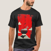 Ramen Noodles Japanese Art Tシャツ (正面)