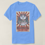 Ramen noodles Panda kawaii  Tシャツ (デザイン正面)