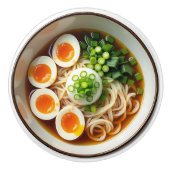 Ramen Noodles Soup with Eggs セラミックノブ (正面)