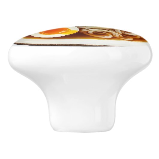 Ramen Noodles Soup with Eggs セラミックノブ (側面)