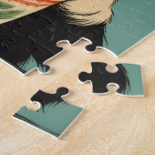 RAMEN NOODLES TUXEDO CAT JIGSAW PUZZLE ジグソーパズル (側面)