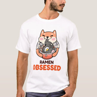 Ramen Obsessed Asian Recipe Tシャツ