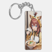 Ramen Rendezvous:Grace the Anime Girraffe Girl キーホルダー (正面左)