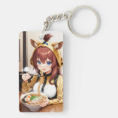 Ramen Rendezvous:Grace the Anime Girraffe Girl キーホルダー (裏面)