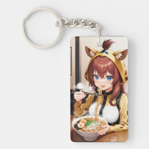 Ramen Rendezvous:Grace the Anime Girraffe Girl キーホルダー