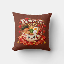 Ramen-tic – Cute Kawaii Ramen Bowl クッション