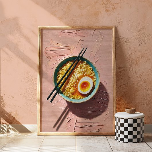 Ramen Wall Art Print Aesthetic Food Poster ポスター