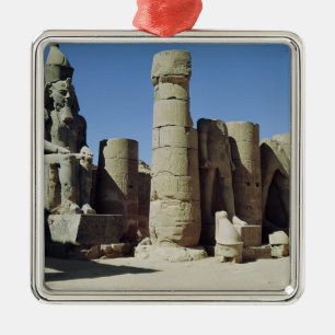 Ramesses IIのつけられていた彫像 メタルオーナメント