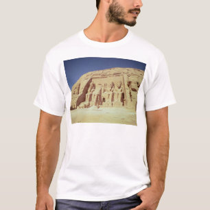 Ramesses IIの寺院の正面 Tシャツ
