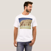 Ramesses IIの寺院の正面 Tシャツ (正面フル)