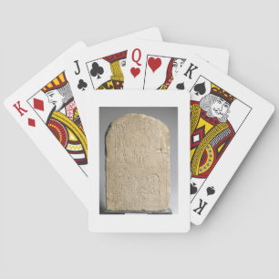 Ramesses IIの提供の香をに描写するStelaこんにちは トランプ